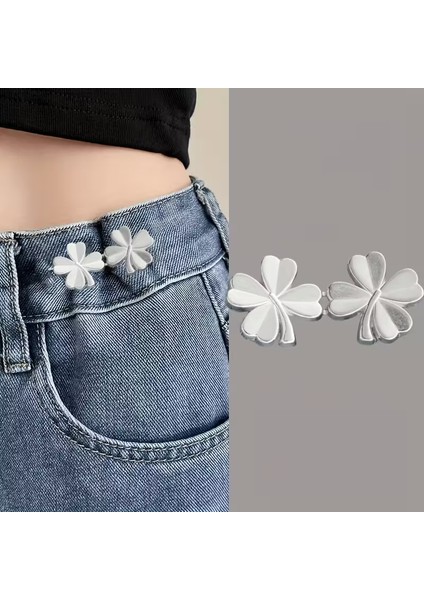 Yonca Model Gold, Gümüş Renk Pantolon Beli Daraltma Aparatı, Pantolon Beli Daraltma Aparatı, Broş, Yonca Kemer, Kemer fırsatları