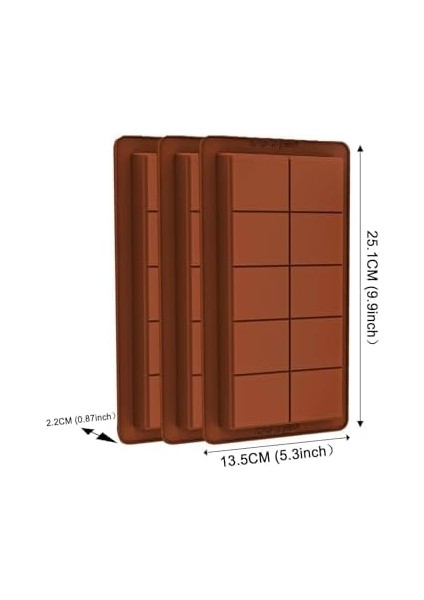 Büyük Boy Çikolata Kalıbı Silikon Şeker Bar Kalıpları Kalın Çikolata Kalıbı modelleri