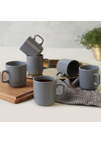 Gri Formart Kupa 8 cm 6 Adet 620 modelleri