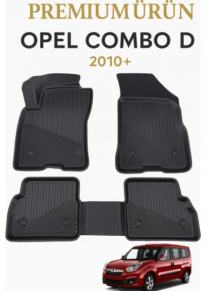 Opel Combo D 2010+ Uyumlu 3D Oto Paspas Premium fırsatları