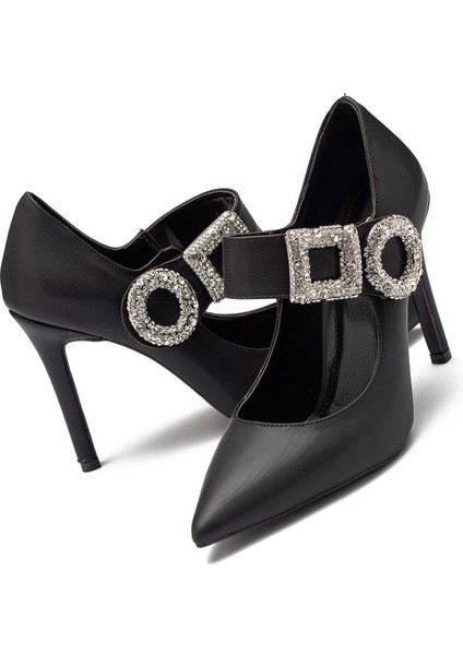 Kadın Yüksek Topuklu Tokalı Sivri Burun Abiye 1120 modelleri