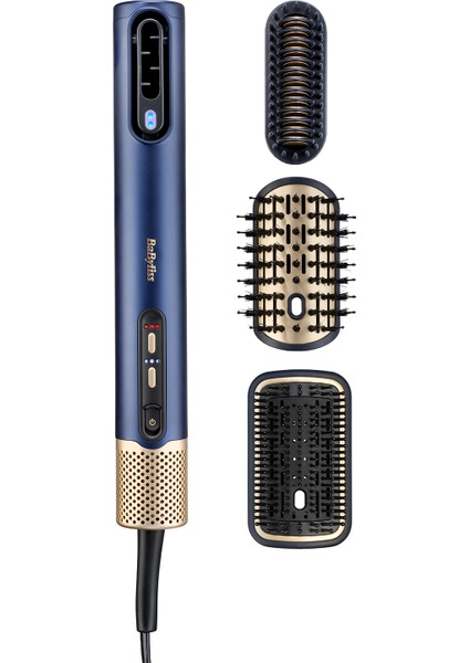 Saç Kurutma ve Şekillendirme Seti Air Wand, Paddle Başlık Dahil, 1600W, 3 Başlık, Iyon Teknolojisi