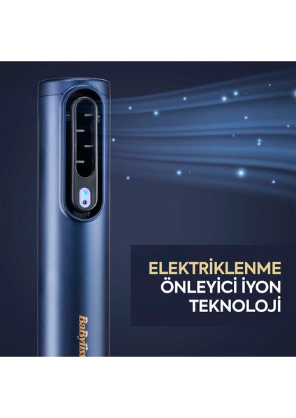 Saç Kurutma ve Şekillendirme Seti Air Wand, Paddle Başlık Dahil, 1600W, 3 Başlık, Iyon Teknolojisi modelleri