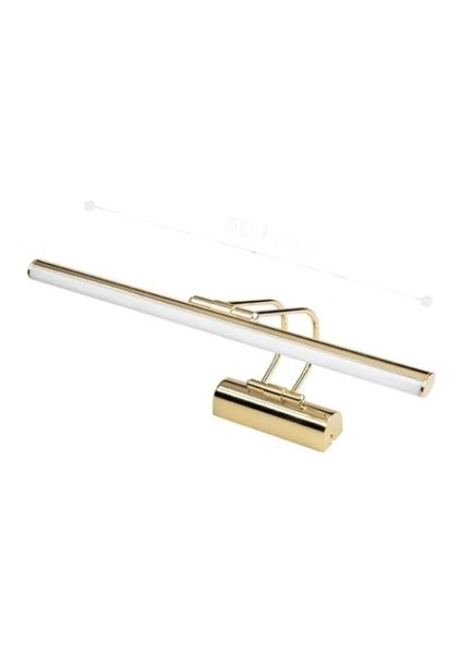 Ledli 6 Watt Kuğu LED Aplik Ayna Üstü LED Aplik Tablo Apliği Gold Kasa Beyaz Işık