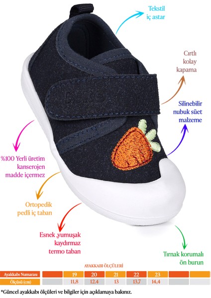 Strawberry Cırtlı Kız Bebek Ilk Adım Ortopedik Günlük Ayakkabı fiyatları