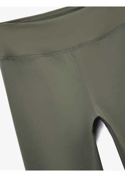 Yüksek Bel Slim Fit Dikiş Detaylı Spor Tayt modelleri