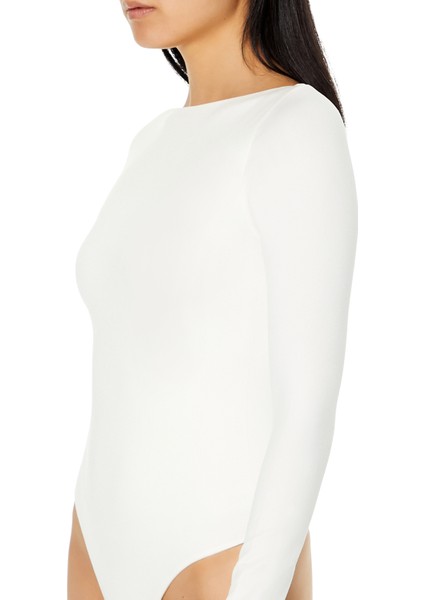 Dikişsiz Açık Sırt Bodysuit