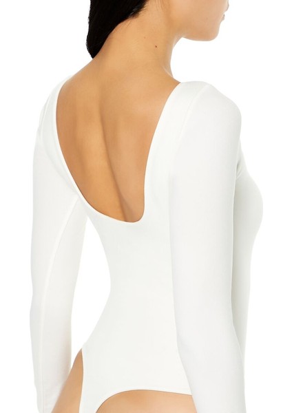 Dikişsiz Açık Sırt Bodysuit