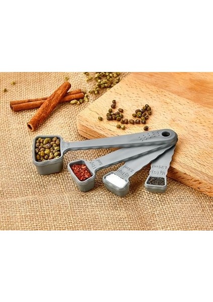 4 Parça Ölçü Kaşık Set fiyatları
