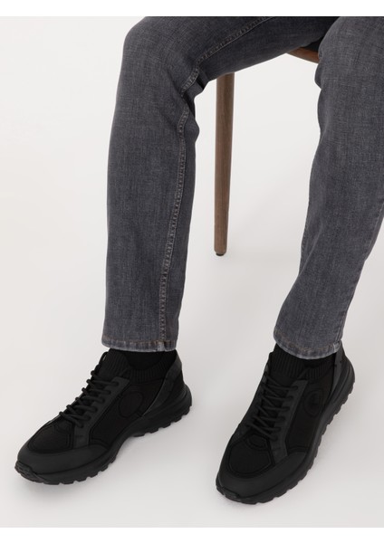 Erkek Siyah Sneaker Ayakkabı 50312235-VR046 modelleri