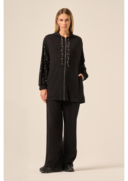 Kadın Oysho Pantolonlu Takım Siyah 31224 fırsatları