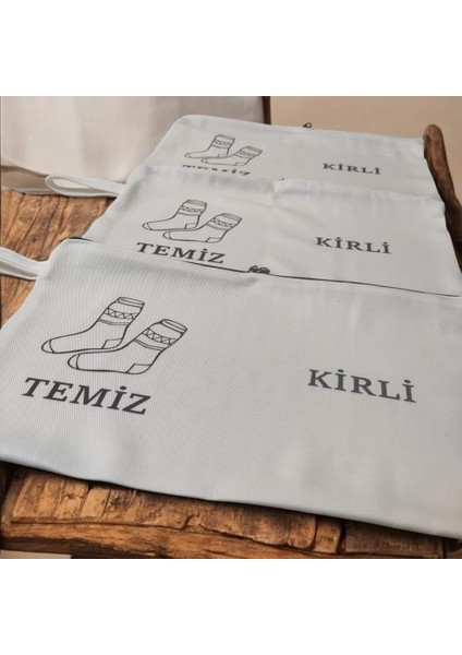 Baskılı Kirli-Temiz Seyahat (Çorap) Torbası fiyatları