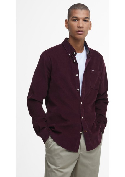 Ramsey Tailored Cord Gömlek RE89 Winter Red