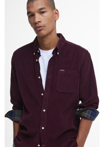 Ramsey Tailored Cord Gömlek RE89 Winter Red indirimleri