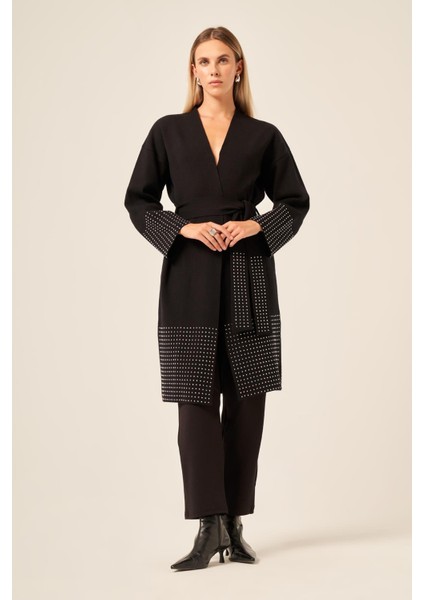 Ftz Kadın Taş Detaylı Giycık Siyah 20833 modelleri