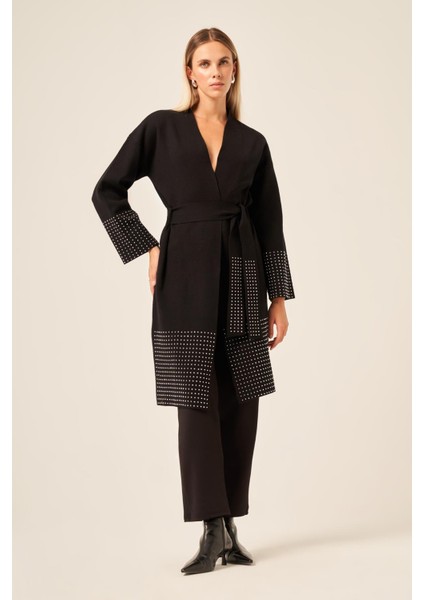 Ftz Kadın Taş Detaylı Giycık Siyah 20833 fırsatları