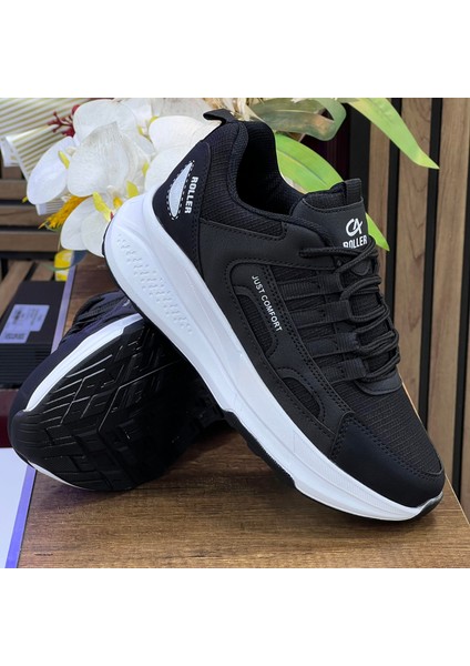 Unisex Fuspetli Su Geçirmez Spor Ayakkabı - Siyah Beyaz fiyatları