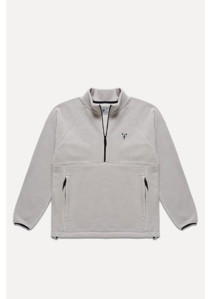 Gergedan Yarım Femuarlı Polar - Gri