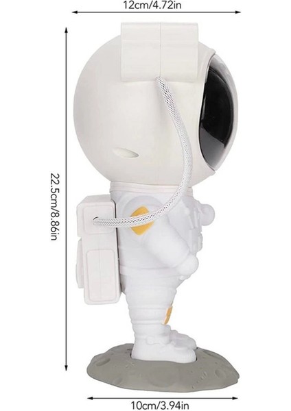 Leyloş Uzaktan Kumandalı ve Zamanlayıcılı Farklı Renk Işık Modlu Astronot Projektör Gece Lambası indirimleri