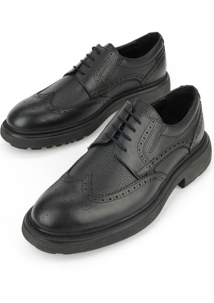 , Erkek Hakiki Deri Ayakkabı 1531007Z4205 Siyah indirimleri