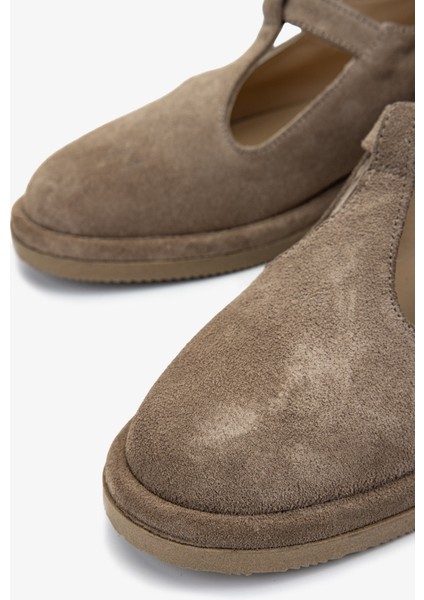 Kadın Hakiki Deri Bej Süet Casual Ayakkabı 766 40202 Bn Ayk SK25-26 Bej Suet modelleri