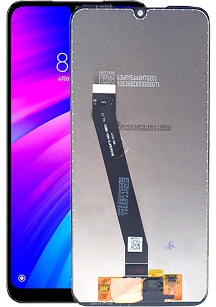 Xiaomi Uyumlu Redmi 7 LCD Ekran Dokunmatik Siyah Çıtasız