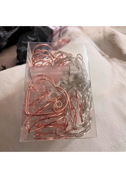 Bakgelal Love Kalpli Rose Gold LED Işık Zinciri – Yılbaşı, Doğum Günü ve Romantik Dekor Aydınlatma