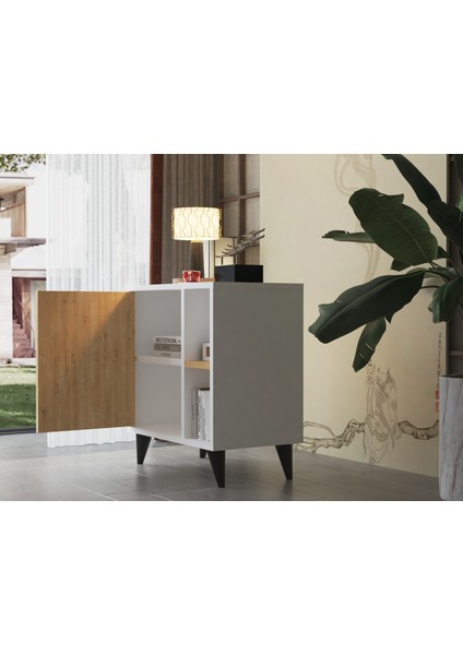 Raflı Komodin Modern Dekoratif Çok Amaçlı modelleri