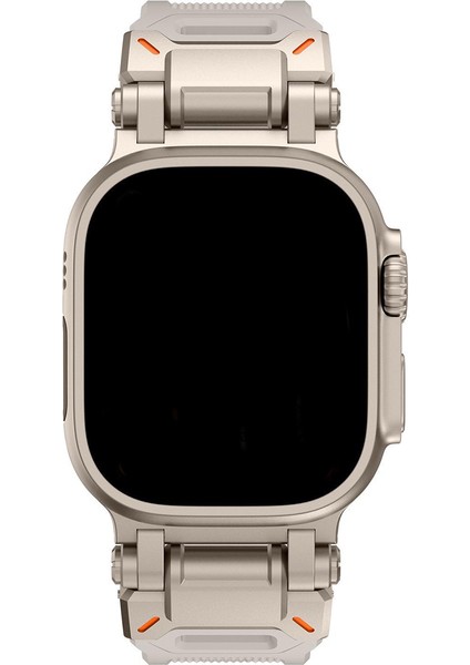 Apple Watch 11 10 46MM 9 8 7 6 Se Ultra Uyumlu 49-46-45-44-42MM Metal Pimli Tokalı Premium Silikon Kordon – Dayanıklı Spor Rubber Kayış fırsatları