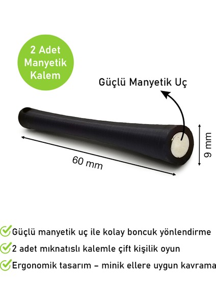 Manyetik Renkli Sayma ve Eşleştirme Labirenti - Ahşap Montessori Oyuncağı, 3-5 Yaş Çocuklar Için Eğitici, Eğlenceli ve Taşınabilir Manyetik Boncuk Oyun Seti fiyatları