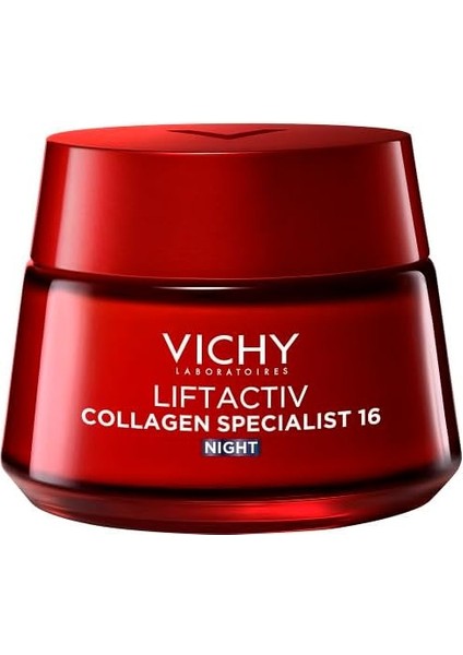 Liftactiv Collagen Specialist Night Yaşlanma Karşıtı Gece Bakım Kremi (50 Ml)