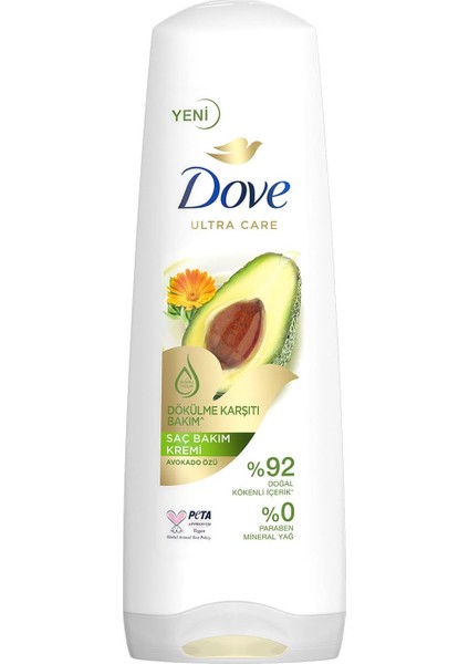 Ultra Care Saç Bakım Kremi Dökülme Karşıtı Bakım Avokado Özü 350 ml