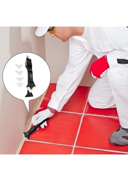 3 Ü 1 Arada Fayans Derz Silikon Kazıyıcı Sıyırıcı ve Uygulayıcı Aparat indirimleri