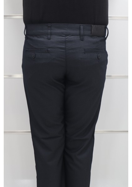 Fistan Store Erkek Desenli Normal Bel Dar Kalıp Dar Paça Kumaş Pantolon indirimleri