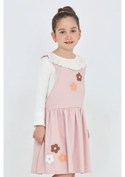 Kız Çocuk 2'li Elbise (Elbise+Badi Bluz) 12342 fiyatları