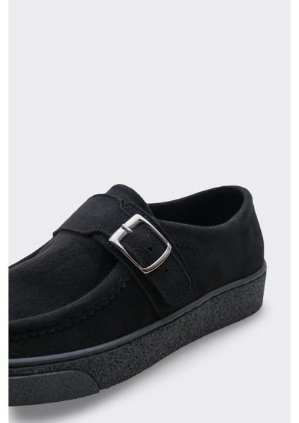 Alive Siyah Süet Kadın Loafer fırsatları