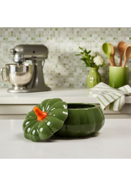 Dekoratif Büyük Boy Bal Kabağı Saklama Kabı - Baharatlık Şekerlik Obje fırsatları