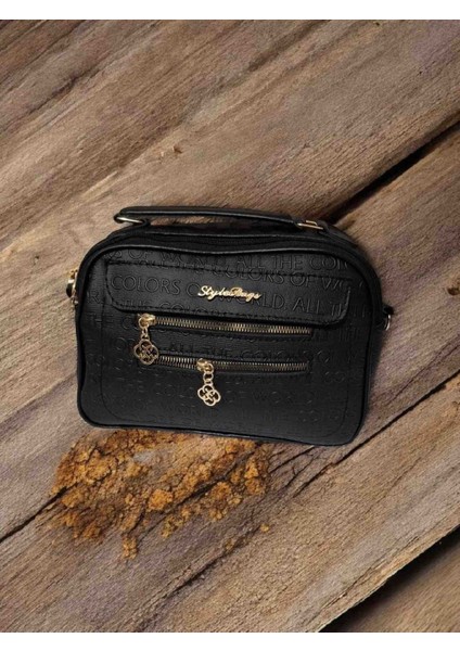 Shyne Silver Siyah Kadın El ve Omuz Askılı Çanta modelleri