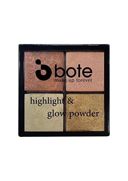 Bote Makeup Highlighter Paleti 01