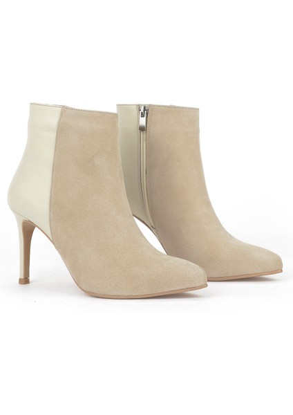 , Kadın Hakiki Deri Bot 1531030Z25104 Kum fiyatları
