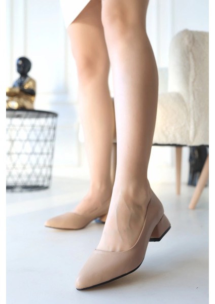 Desniy Nude Cilt Topuklu Ayakkabı fiyatları