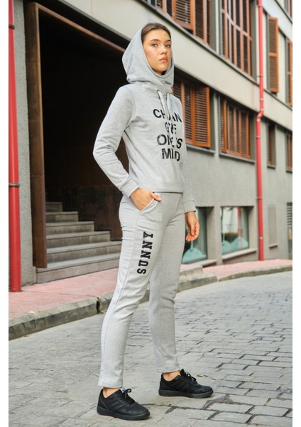 Kışlık Sevgili Kombini Üçlü Kadın Takım