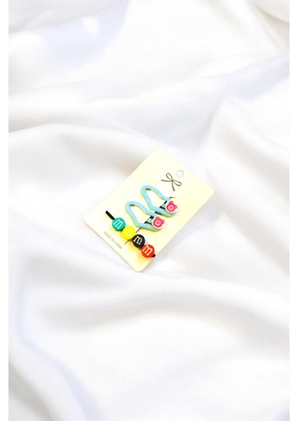 Çocuk Figürlü 4 cm 2 Çıtçıt 1 Adet Tel Toka Seti modelleri