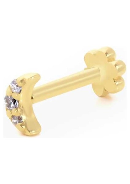 Mini Moon Tragus Piercing