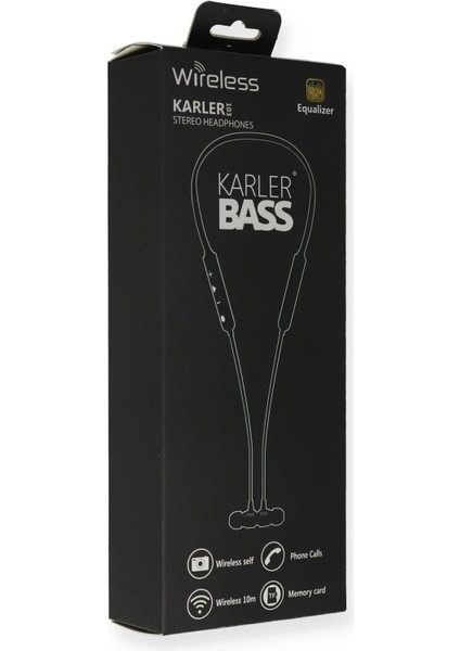 KR103 Kablosuz Kulaklık - Siyah
