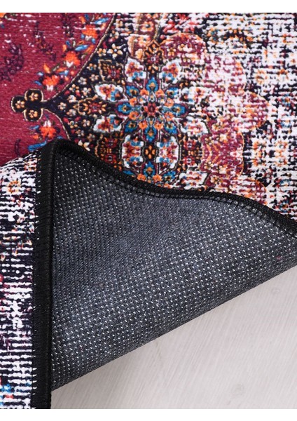 Otantik CL118 Vintage Baskı Halı Silinebilir Yıkanabilir Salon Antre Mutfak Halı Yolluk modelleri