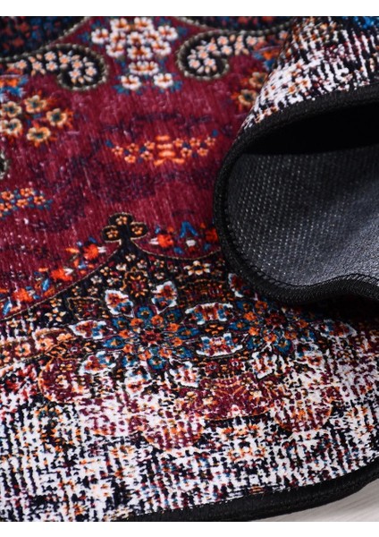 Otantik CL118 Vintage Baskı Halı Silinebilir Yıkanabilir Salon Antre Mutfak Halı Yolluk fırsatları