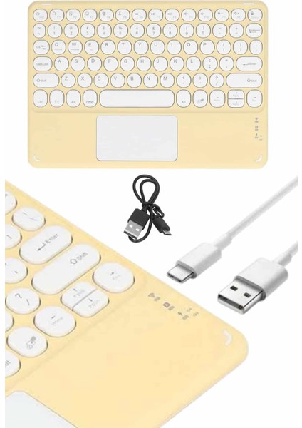 Android ve Ios Uyumlu Bluetooth Klavye Touchpad Slim Kablosuz Wifi Q Klavye modelleri