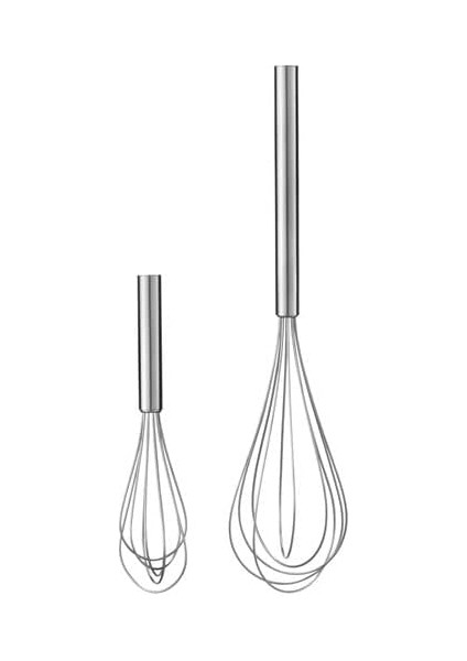 Çırpıcı Paslanmaz Çelik 2'li Set