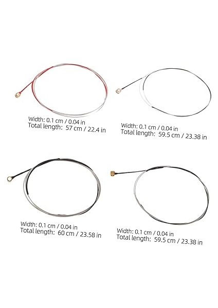 4ADET Keman Seti Boy Kemanlar Için Kolay Değiştirme Müzik Aleti Yedek Aksesuarları Yüksek Kalite ve Dayanıklılık fiyatları